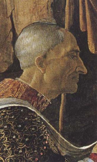 Sandro Botticelli Older Kneeling Mago Sweden oil painting art